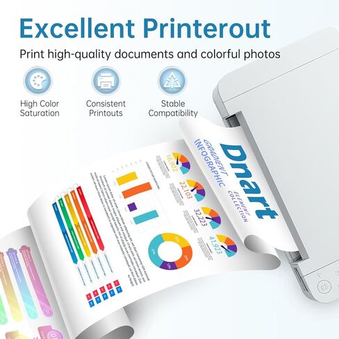 LC406XL LC406 Ink Cartridges for Brother Printer Replacement for LC406 XL LC 406XL LC406XL Work for MFC-J4335DW MFC-J5855DW MFC-J6555DW MFC-J4535DW MFC-J6955DW MFC-J4345DW MFC-J5955DW Printer (4 Pack) in Kuwait