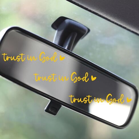 8 PCS I Love You Drive Safe Mirror Sticker, Vinyl Car Stickers for Women, Cute Car Decals for Rearview Mirror, Rear View Mirror Stickers for Car Truck SUV in Saudi Arabia