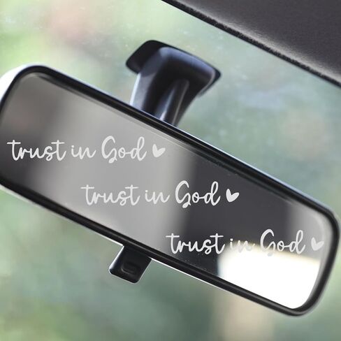 8 PCS I Love You Drive Safe Mirror Sticker, Vinyl Car Stickers for Women, Cute Car Decals for Rearview Mirror, Rear View Mirror Stickers for Car Truck SUV in Saudi Arabia