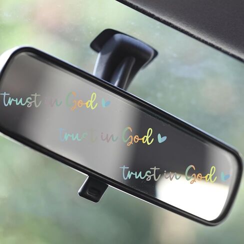 8 PCS I Love You Drive Safe Mirror Sticker, Vinyl Car Stickers for Women, Cute Car Decals for Rearview Mirror, Rear View Mirror Stickers for Car Truck SUV in Saudi Arabia