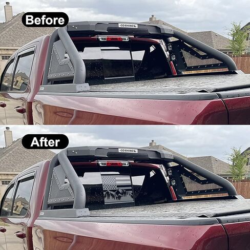 Zhizhong Rear Middle Window Decal Compatible with Toyota Tacoma 2005-2023, Back Center Sliding Window Glass Snow Mountain Scene Vinyl Sticker in Saudi Arabia