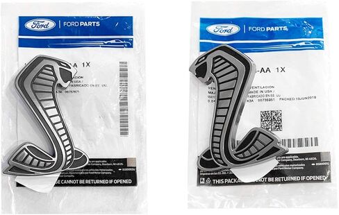 OEM Snake Fender Side Emblems Pair For 2020-2021 Ford Mustang Shelby GT500 in Kuwait