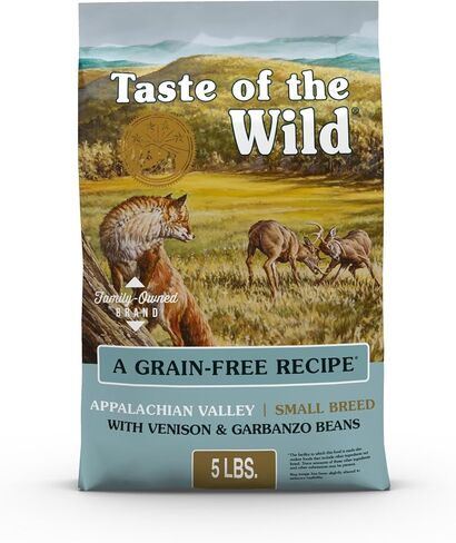 طعم البروتين الخالي من البروتين العالي وصفة اللحوم الحقيقية أبالاشيان فالي قسط الكلب الجاف ، لحم الغزال ، 5 أرطال in Kuwait