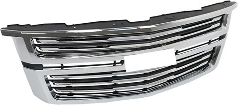 Front Bumper Chrome Grille Upper Grill Replacement for 2015 2016 2017 2018 2019 2020 Tahoe Suburban LTZ Style in Saudi Arabia