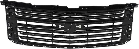 Front Bumper Chrome Grille Upper Grill Replacement for 2015 2016 2017 2018 2019 2020 Tahoe Suburban LTZ Style in Saudi Arabia