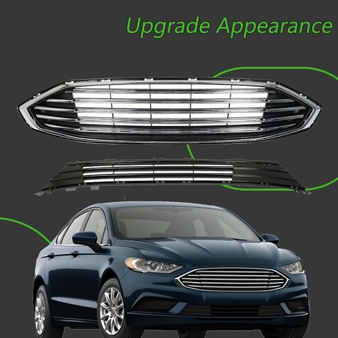 استبدال شبكة المصد الأمامي العلوي السفلي من munirater لعام 2017 2018 فيوجن أسود in Kuwait