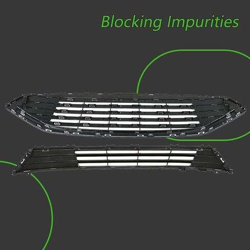 استبدال شبكة المصد الأمامي العلوي السفلي من munirater لعام 2017 2018 فيوجن أسود in Kuwait