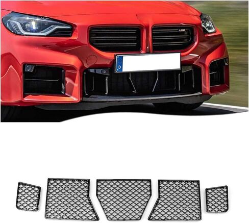 Front Bumper Lower Grille Mesh Grill Fit For BMW G87 M2 2023-2026 in Saudi Arabia