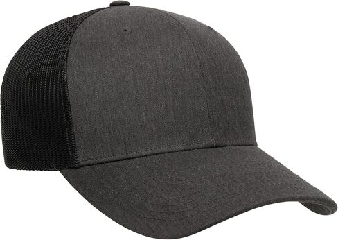 Yupoong Men's YP Classics Retro Trucker Hat, Dark Heather, One Size in Kuwait