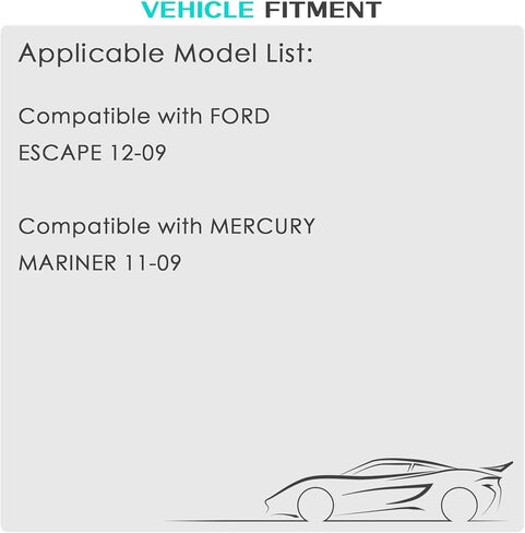 2 قطعة مستشعر سرعة العجلات الأمامية اليسرى واليمنى ABS متوافق مع فورد ميركوري إسكيب مارينر 9L8Z2C204A 9L8Z2C205A ALS1874 ALS1875 09 10 11 12 in Kuwait