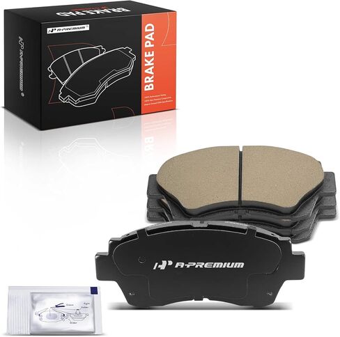 A-Premium Front Ceramic Brake Pads Set Compatible with Toyota, Lexus Models - Camry 1992-1996/2000-2001, Sienna 1998-2003, Avalon 1995-1997, Celica 1994-1999, ES300 1992-1996, LS400, SC300, 4-Pack in Saudi Arabia