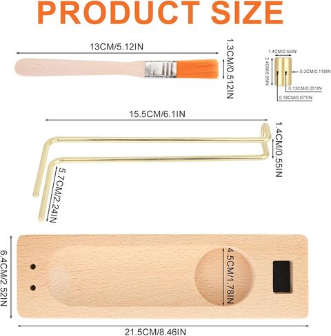 حامل موقد بالو سانتو 4 في 1، أعواد البخور الخشبية وحامل الشموع وحامل حرق المريمية لليوجا والتأمل الروحي هدية ديكور لوازم المنزل in Kuwait