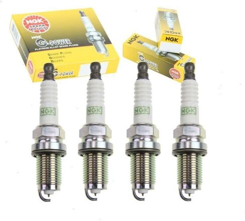 4 pc NGK G-Power Spark Plugs compatible with Honda Fit 1.5L L4 2007-2014 in Saudi Arabia
