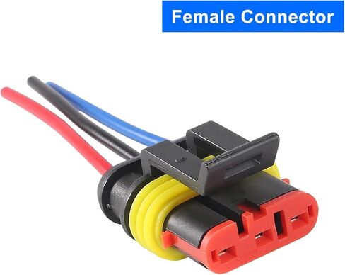 4 PACK 3 Pin Way Waterproof Electrical Wire Connector Plug Automotive Wire Connectors Plug with Wire AWG Marine for car Truck, Boat in Saudi Arabia