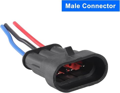 4 PACK 3 Pin Way Waterproof Electrical Wire Connector Plug Automotive Wire Connectors Plug with Wire AWG Marine for car Truck, Boat in Saudi Arabia