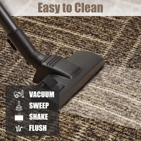 سجادة باب داخلية، سجادة باب خلفي أمامي 24 بوصة × 35.5 بوصة، ممسحة ترحيب متينة غير قابلة للانزلاق، سجادة أرضية منخفضة داخل الأرضية مقاومة للأوساخ، سجاد ماص قابل للغسل في الغسالة للمدخل in Kuwait