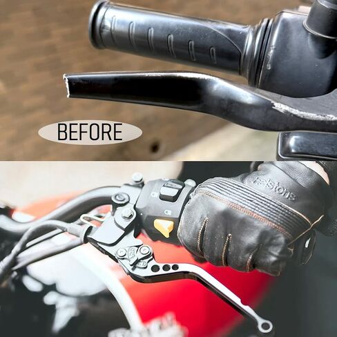 Long Brake Clutch Lever Sets CNC Aluminum Replacement for Kawasaki 2017-2024 Z650 Z900 Ninja 650R ER-6F Vulcan S 650 EN650 KLE650 Versys 650 KLZ1000 Versys 1000 ZX-4RR (A) in Saudi Arabia