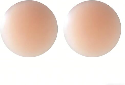 أغطية حلمات للنساء - أغطية حلمات سيليكون لاصقة قابلة لإعادة الاستخدام، غطاء حلمة بدون خياطة مع صندوق سفر أسود in Kuwait