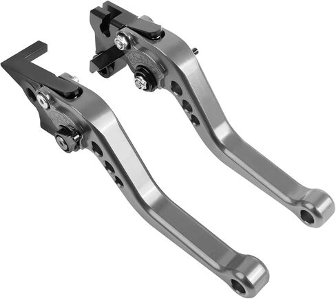 Long Brake Clutch Lever Sets CNC Aluminum Replacement for Kawasaki 2017-2024 Z650 Z900 Ninja 650R ER-6F Vulcan S 650 EN650 KLE650 Versys 650 KLZ1000 Versys 1000 ZX-4RR (A) in Saudi Arabia