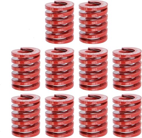 Antrader 6-Pack Red Medium Load Press Compression Mould Die Spring, 1.15-Inch-by-0.63-Inch-by-2.36-Inch in Kuwait
