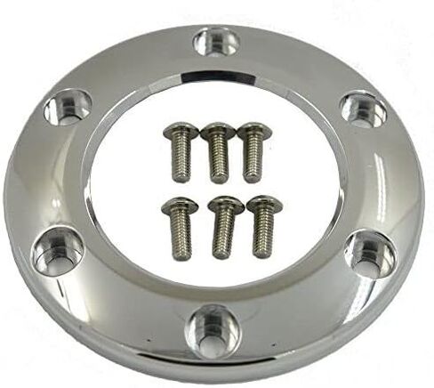 Horn Button Ring for 6-bolt Steering Wheels (Polished) in Kuwait