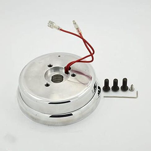 Flashpower 3 Bolt Steering Wheel Adapter Boss Kit Polished Compatible with Ford, Lincoln, Mercury in Saudi Arabia