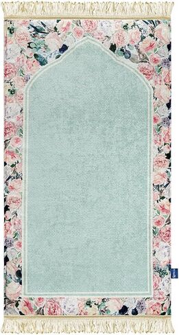 سجادة الصلاة الأصلية – سجادة صلاة إسلامية ناعمة ومريحة (فلوري) in Kuwait