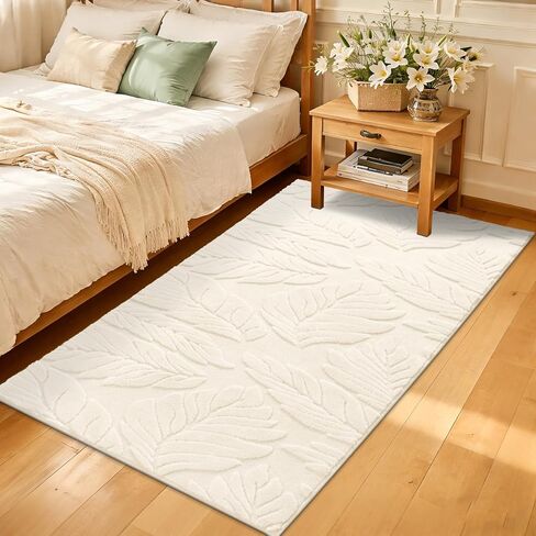 Bsmathom Area Rugs for Living Room 5x7 Non Slip Machine Washable Large Rug, Low Pile Soft Indoor Beige Floor Carpet for Bedroom, Dining Room in Saudi Arabia