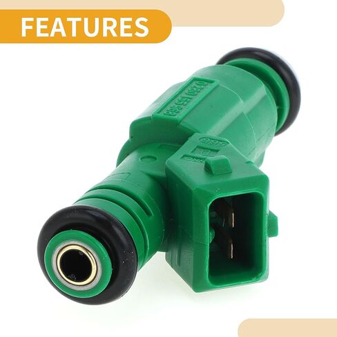 حاقن الوقود رقم 0280155968 فوهة وقود السيارة لفولفو S60 2.5T 2004-2009 مباراة التدفق الأخضر in Kuwait