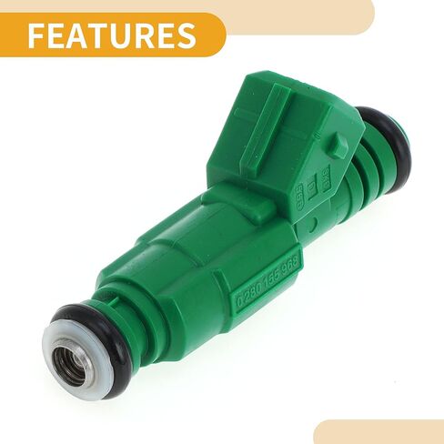 حاقن الوقود رقم 0280155968 فوهة وقود السيارة لفولفو S60 2.5T 2004-2009 مباراة التدفق الأخضر in Kuwait