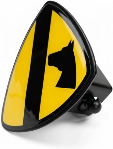 Freedom Forged 1st Cavalry Division Trailer Hitch Cover, Steel, Black, 2 Inch Receiver, Horse Head Emblem in Saudi Arabia