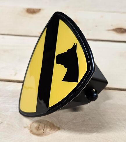 Freedom Forged 1st Cavalry Division Trailer Hitch Cover, Steel, Black, 2 Inch Receiver, Horse Head Emblem in Saudi Arabia