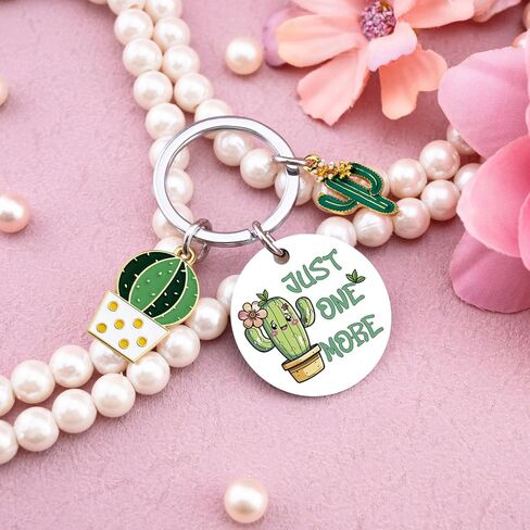 Gardening Gifts For Women Cute Cactus Decor Plants Lady Gift For Gardeners Just One More Keychain For Birthday Green Gardening Stuff Plant Gifts For Plant Lovers in Saudi Arabia