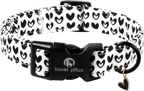 Lionet Paws St. Patrick Dog Collar- Clover Clover Green Green Cholars مع مشبك بلاستيكي ، أطواق الكلاب القابلة للتعديل مع قلادة البرسيم للكلاب الصغيرة in Kuwait