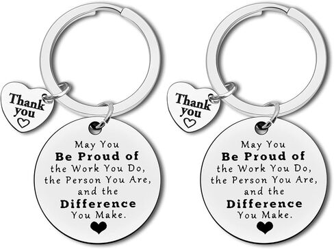 Thank You Gift for Women Men Keychain Coworker Going Away Gift Volunteer Employee Social Worker Mentor Appreciation Jewelry for CNA RN Nurse Doctor Teacher Retirement Gifts in Saudi Arabia