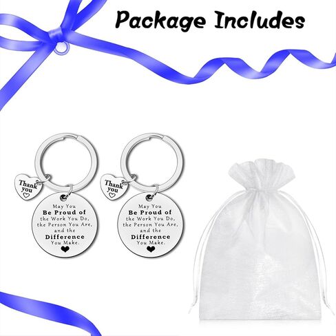 Thank You Gift for Women Men Keychain Coworker Going Away Gift Volunteer Employee Social Worker Mentor Appreciation Jewelry for CNA RN Nurse Doctor Teacher Retirement Gifts in Saudi Arabia