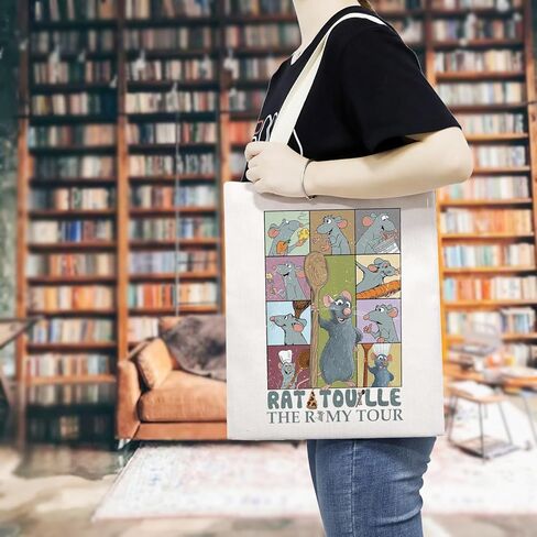 TSOTMO Cartoon Movie Merch Tote Bag For Cartoon Fans Mouse Chef Gift Chef Remy Cook Gift Remy Little Chef Inspired Bag (REMY TOUR) in Saudi Arabia