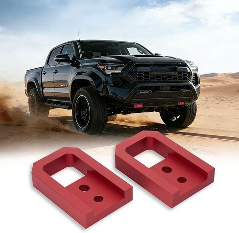 Front Tow Hooks Compatible with 2024-2026 Toyota Tacoma 4th Gen – Stylish Upgrade, Enhanced Look – Direct Bolt-On Replacement – Fits 4Runner & Land Cruiser (2 Pack) in Saudi Arabia