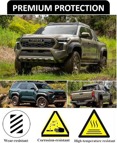 خطافات سحب لسيارة Tacoma 2024-2026/Land Cruiser 250 2024-2025/4Runner 2025-2026، خطافات سحب السيارة متوافقة مع ملحقات Toyota Tacoma/4Runner/Land Cruiser 250 (أحمر) in Kuwait