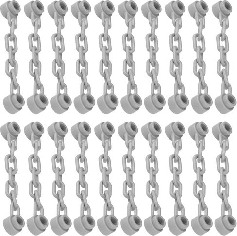 20pcs 5-Link Chain 92338 Compatible with LE GO Construction Model Gold in Saudi Arabia