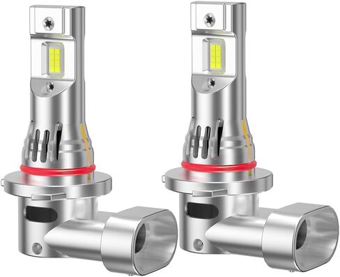 مجموعة مصابيح LED 9005-9006-H11 لميتسوبيشي أوتلاندر 2007-2013-9005 شعاع منخفض وشعاع عالٍ 9006، مصابيح ضباب H11، 6000 كلفن أبيض، Canbus جاهز مع مروحة مدمجة، عمر 50,000 ساعة، حزمة من 6 in Kuwait