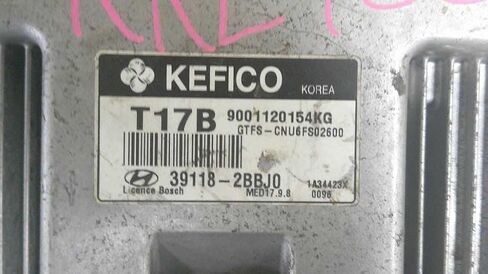 Engine ECM Control Module Fits 2013 13 Compatible with Hyundai Veloster 39118-2BBJ0 391182BBJ0 in Saudi Arabia