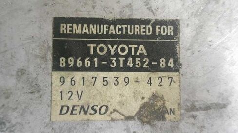 Engine ECM Control Module Fits 98-99 Compatible with Toyota Camry 89661-3T452-84 896613T45284 in Saudi Arabia