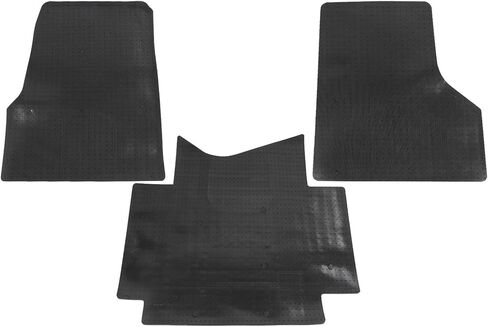 Floor Mats for Freightliner Cascadia 113 115 2008-2020 | Heavy Duty All-Weather Rubber Floor Liners | 3PCS Set Cargo Guard | Custom Fit Truck Accessories in Kuwait