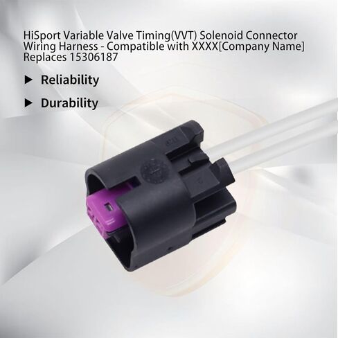 HiSport 15306137 توقيت الصمام المتغير (VVT) تسخير الأسلاك موصل الملف اللولبي - متوافق مع بويك لاكروس ريجال شيفروليه كابتيفا سبورت بونتياك G5 G6 ساتورن أورا يستبدل 15306187 19178093 in Saudi Arabia