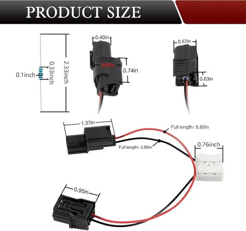 VCM Muzzler Harness Disable Kit, Compatible with Accord Pilot Odyssey Ridgeline in Kuwait