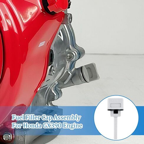 قطعتان من مجموعة غطاء حشو الزيت 15600-Z7E-000 متوافقة مع أجزاء حشو زيت المحرك Honda GX390، مكونات بديلة للمحركات، مستلزمات الصيانة الاحترافية in Kuwait