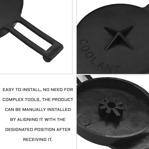 1PCS Engine Coolant Reservoir Tank Lid Cap Cover, Repalce OEM# 6471-23030 1306F5 Reservoir Tank Cap, Car Engine Accessories Radiator Cap Fits for Toyota Corolla 2014-2019, Yaris in Kuwait