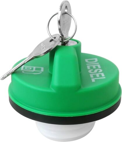 Upgraded 10591D 9MGC791 31778D Locking Fuel Gas Cap, Fuel Tank Cap for Chevy Silverado Express C3500 K3500, for Dodge Ram 3500 W350 D350, for Ford F-250 E-350, for G*MC Sierra Savana in Kuwait