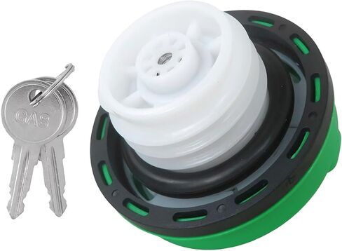 Upgraded 10591D 9MGC791 31778D Locking Fuel Gas Cap, Fuel Tank Cap for Chevy Silverado Express C3500 K3500, for Dodge Ram 3500 W350 D350, for Ford F-250 E-350, for G*MC Sierra Savana in Kuwait